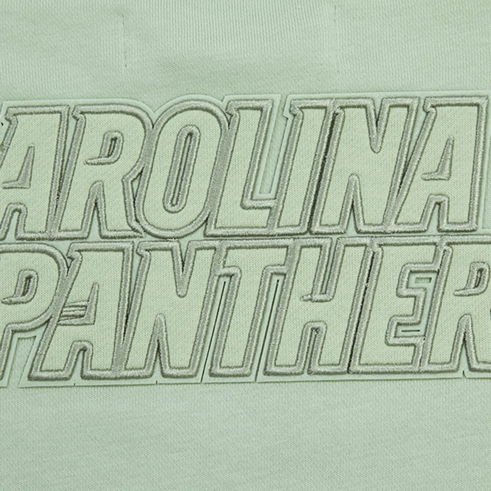 Pro Standard Women's Oversized Cropped Neutral Pullover Sweatshirt - Carolina Panthers Pullover