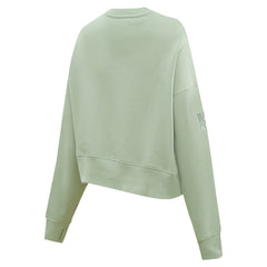 Pro Standard Women's Oversized Cropped Neutral Pullover Sweatshirt - New York Giants Pullover