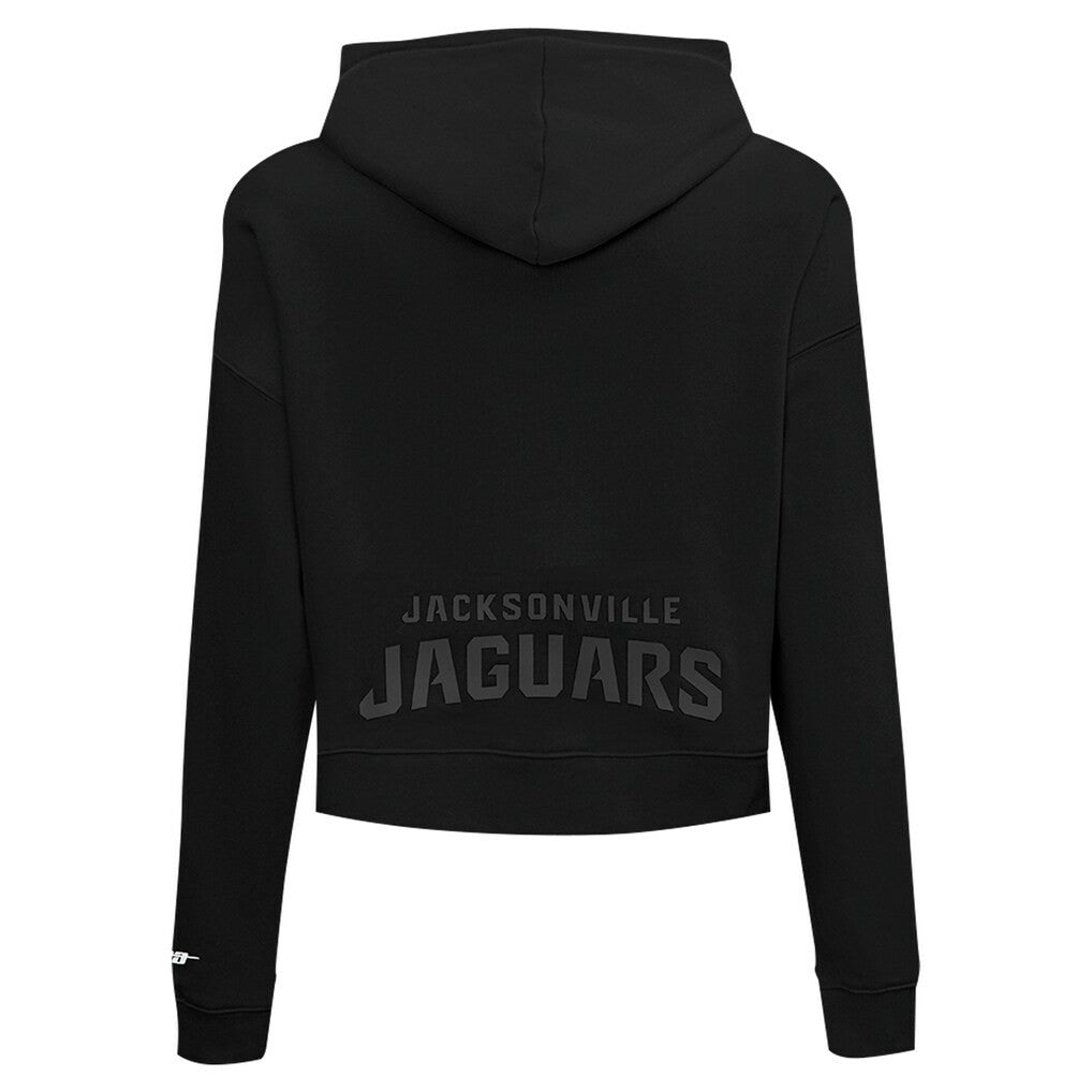 Pro Standard Women's Jeweled Cropped Pullover Hoodie - Jacksonville Jaguars Hoodies