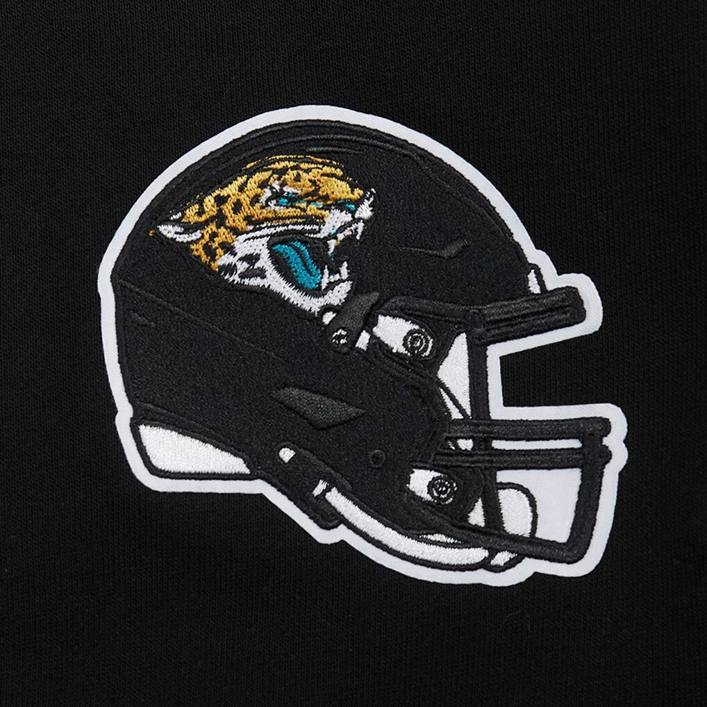 Pro Standard Women's Jeweled Cropped Pullover Hoodie - Jacksonville Jaguars Hoodies