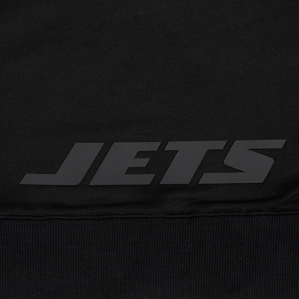 Pro Standard Women's Jeweled Cropped Pullover Hoodie - New York Jets Hoodies