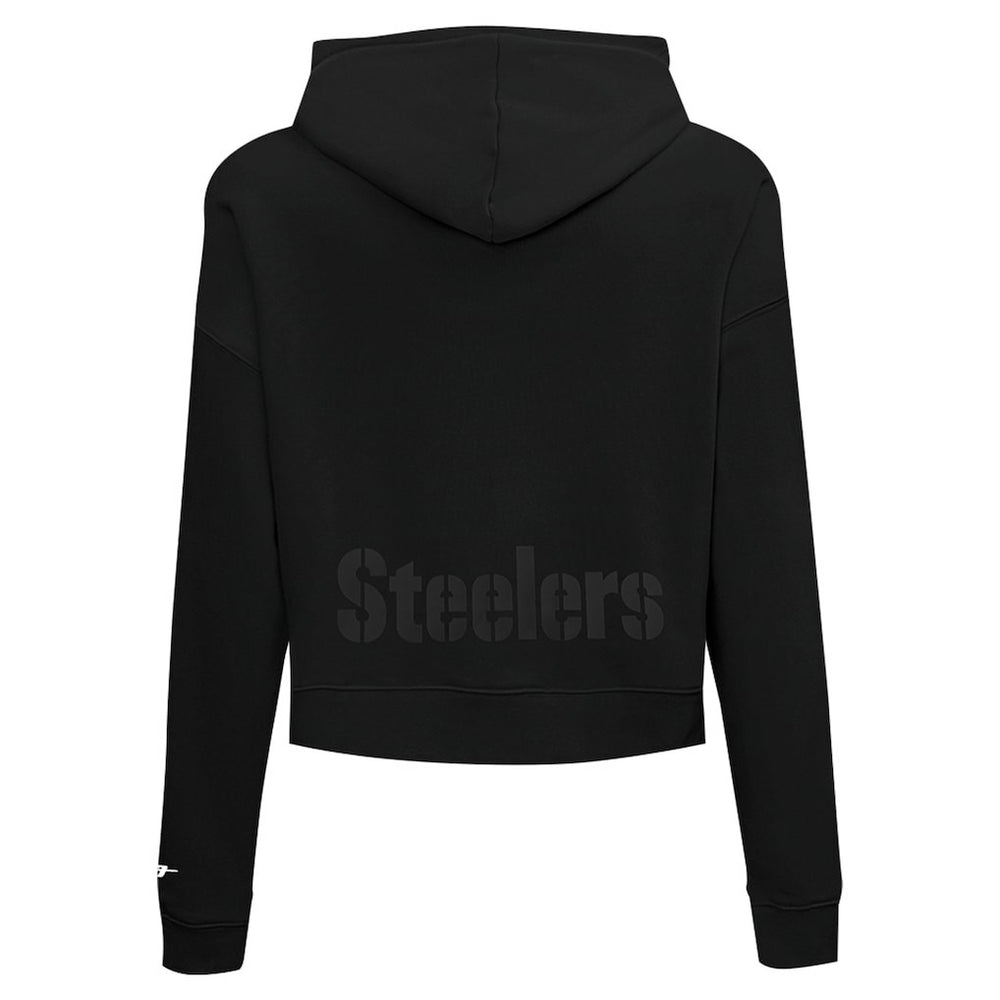 Pro Standard Women's Jeweled Cropped Pullover Hoodie - Pittsburgh Steelers Hoodies