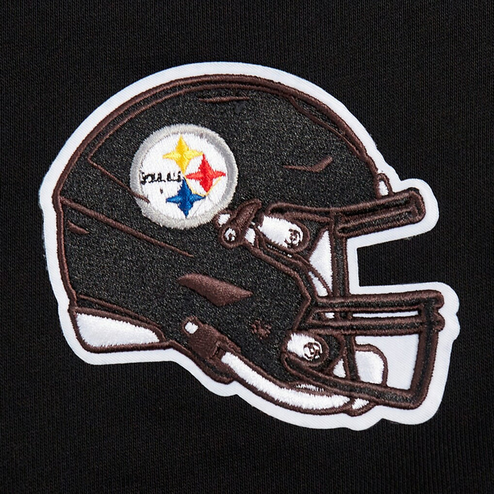 Pro Standard Women's Jeweled Cropped Pullover Hoodie - Pittsburgh Steelers Hoodies