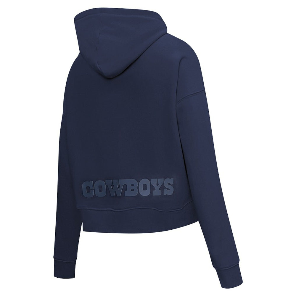 Pro Standard Women's Jeweled Cropped Pullover Hoodie - Dallas Cowboys Hoodies