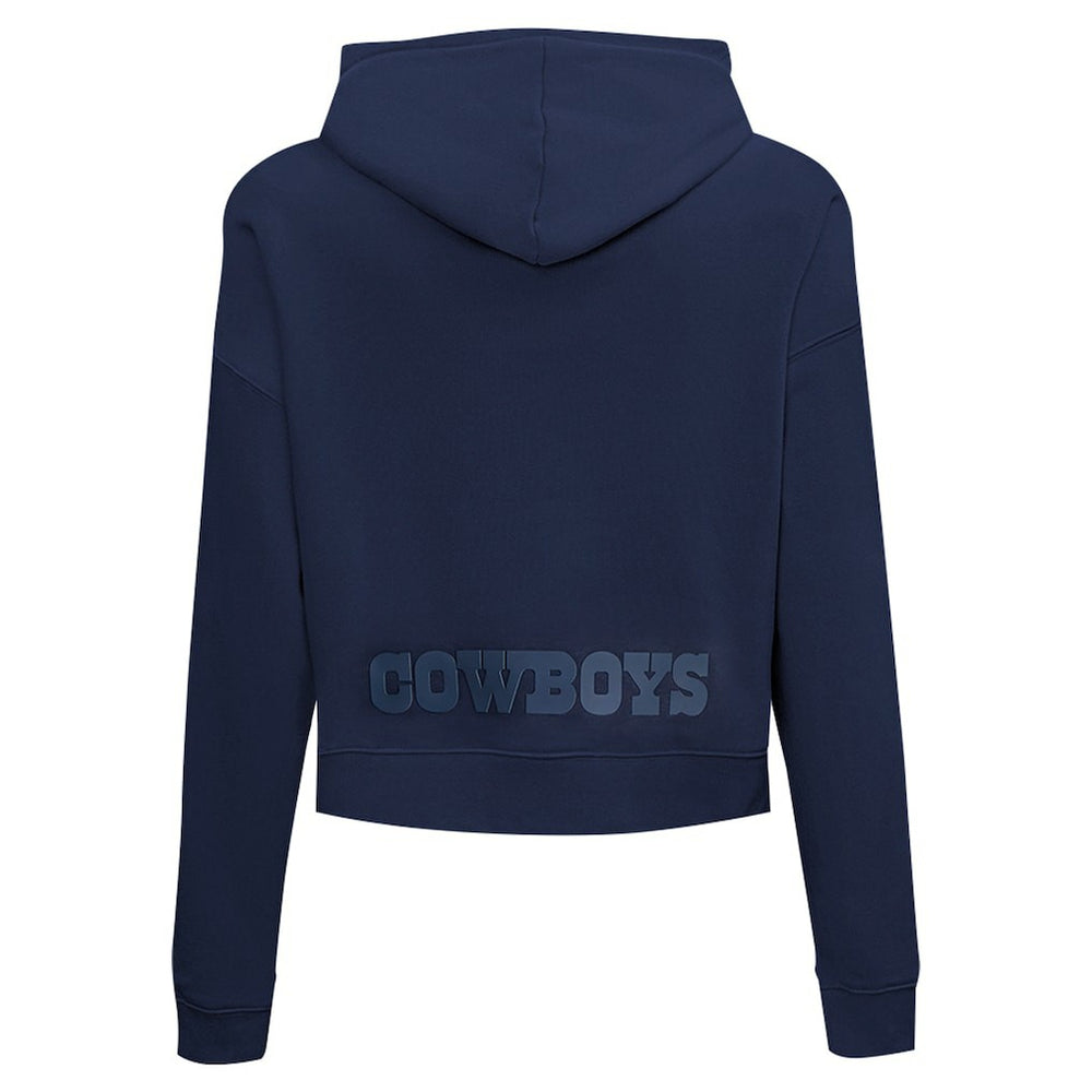 Pro Standard Women's Jeweled Cropped Pullover Hoodie - Dallas Cowboys Hoodies