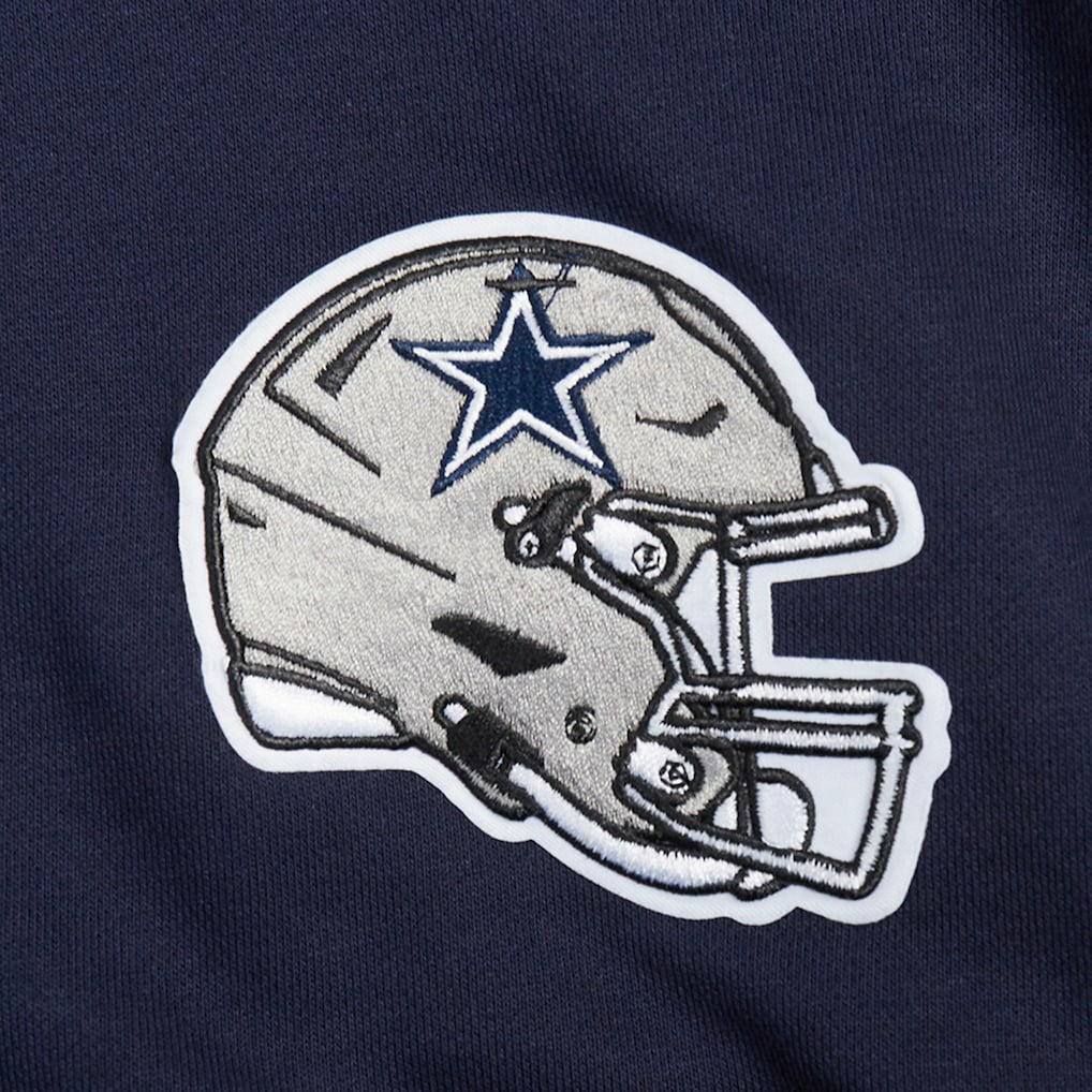 Pro Standard Women's Jeweled Cropped Pullover Hoodie - Dallas Cowboys Hoodies