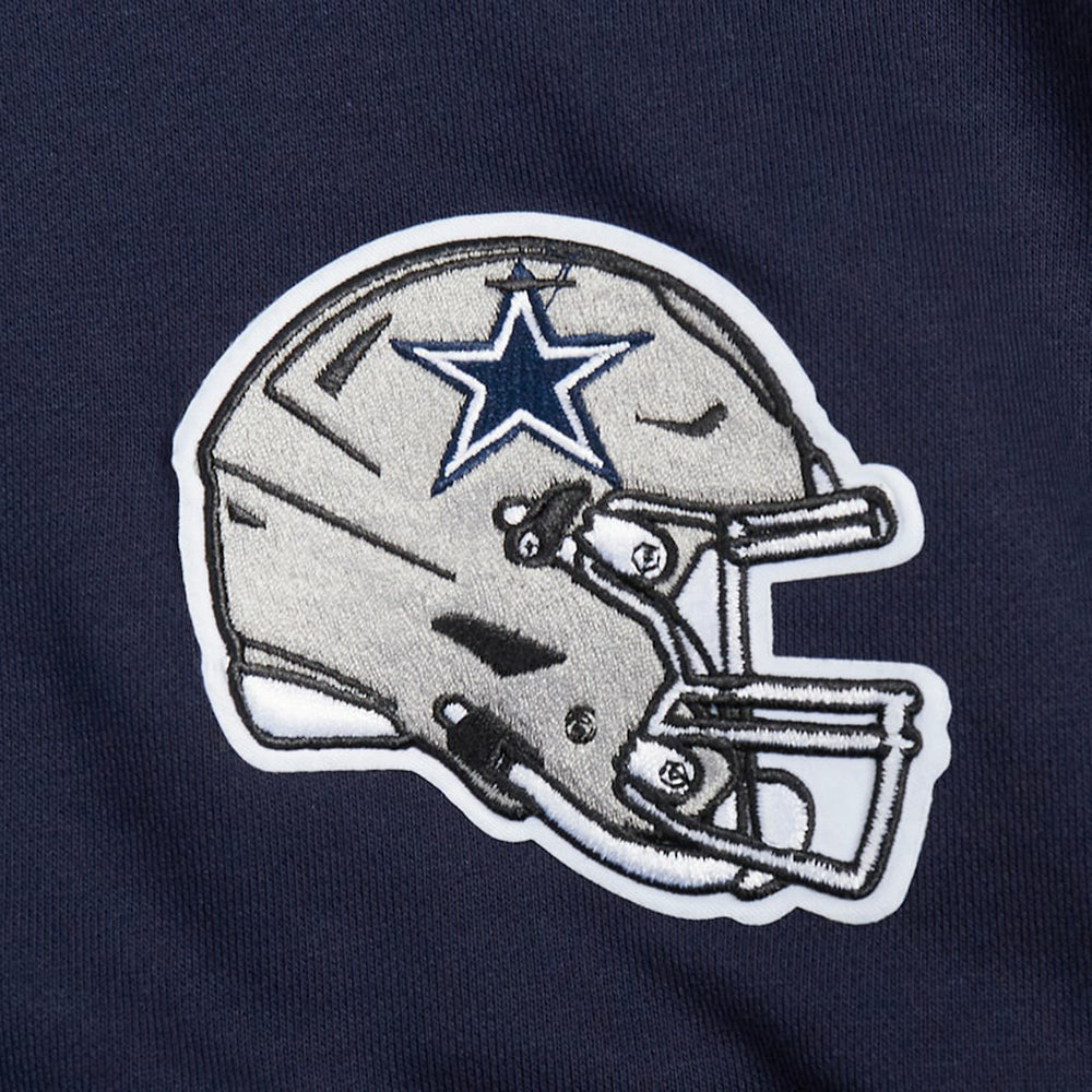 Pro Standard Women's Jeweled Cropped Pullover Hoodie - Dallas Cowboys Hoodies