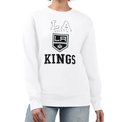 NHL Los Angeles Kings G-III 4Her by Carl Banks Women's Team Logo Tri-Blend Fleece Pullover Sweatshirt