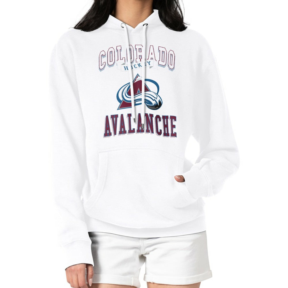 NHL Colorado Avalanche G-III 4Her by Carl Banks Women's Team Logo Tri-Blend Fleece Pullover Hoodie