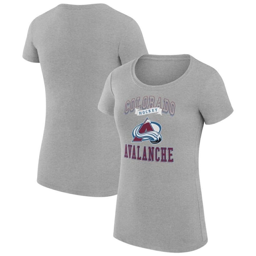 NHL Colorado Avalanche G-III 4Her by Carl Banks Women's Super-Slim Fit Lightweight Team Logo Graphic T-Shirt