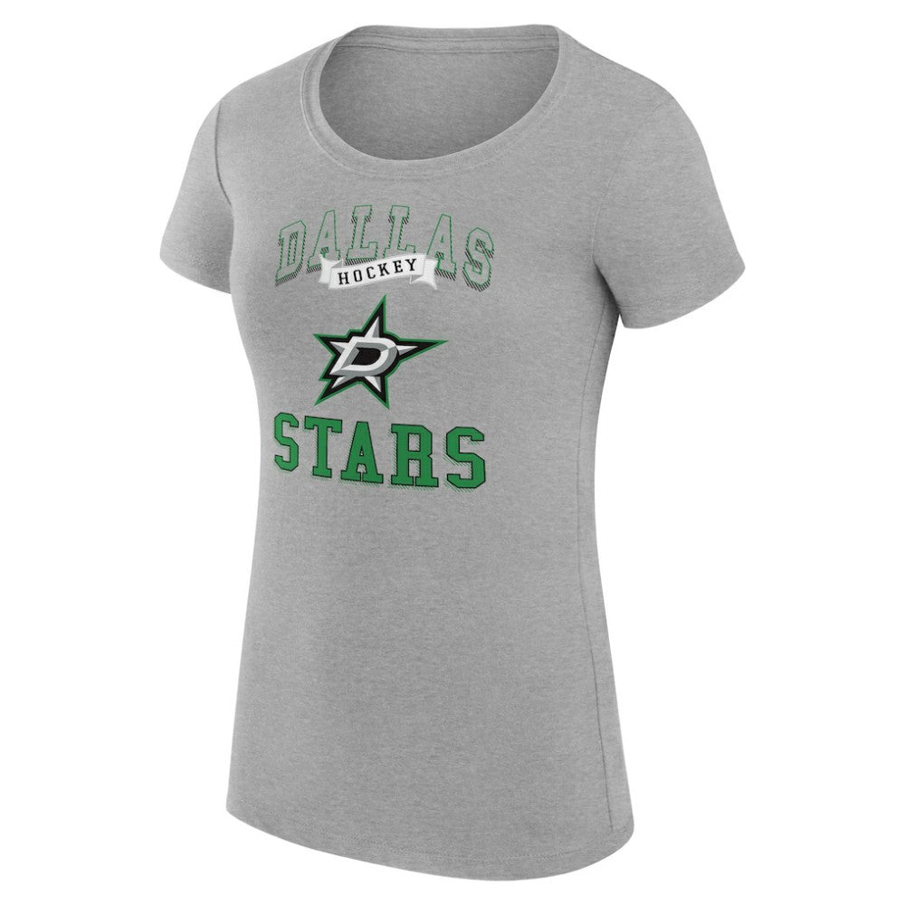 NHL Dallas Stars G-III 4Her by Carl Banks Women's Super-Slim Fit Lightweight Team Logo Graphic T-Shirt
