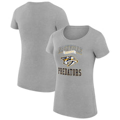 NHL Nashville Predators G-III 4Her by Carl Banks Women's Super-Slim Fit Lightweight Team Logo Graphic T-Shirt