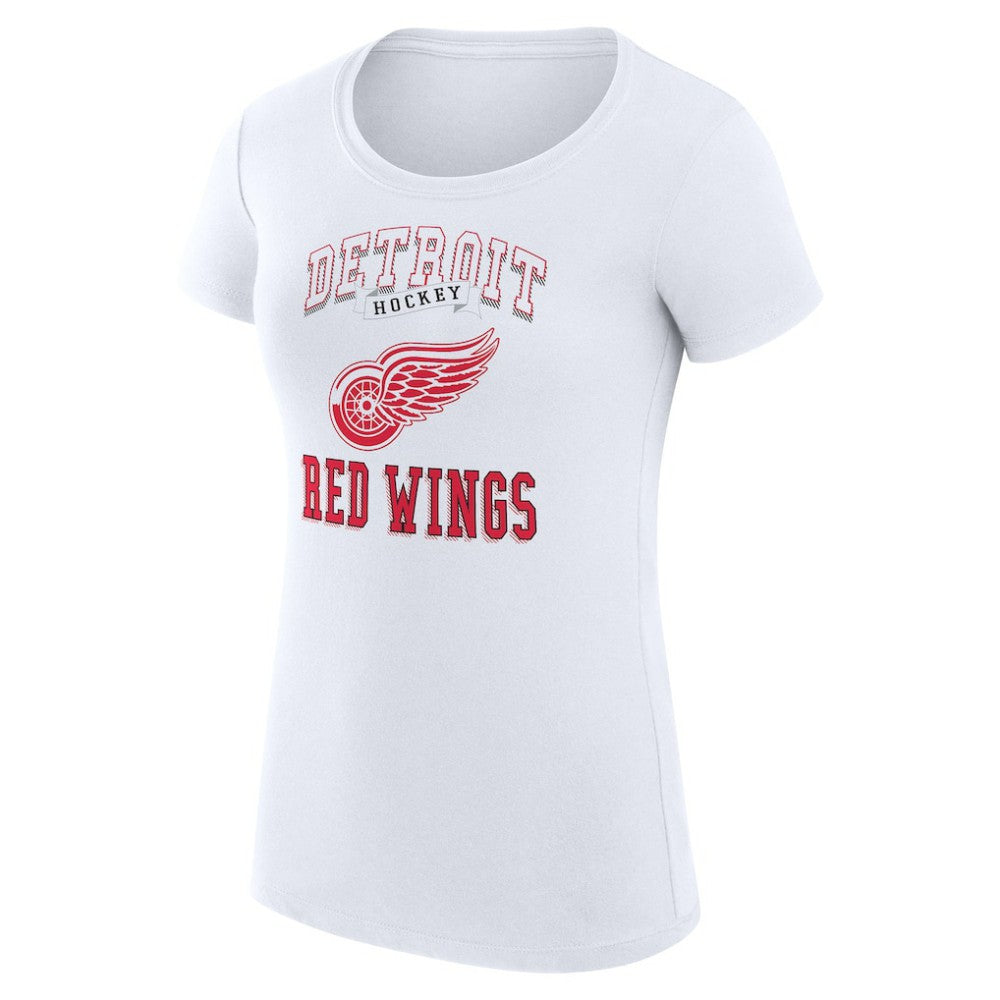NHL Detroit Red Wings G-III 4Her by Carl Banks Women's Super-Slim Fit Lightweight Team Logo Graphic T-Shirt