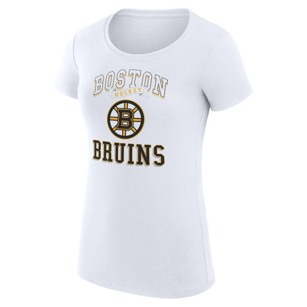 NHL Boston Bruins G-III 4Her by Carl Banks Women's Super-Slim Fit Lightweight Team Logo Graphic T-Shirt