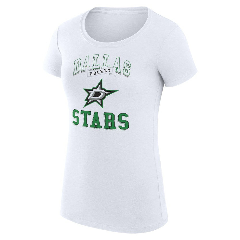 NHL Dallas Stars G-III 4Her by Carl Banks Women's Super-Slim Fit Lightweight Team Logo Graphic T-Shirt
