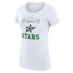 NHL Dallas Stars G-III 4Her by Carl Banks Women's Super-Slim Fit Lightweight Team Logo Graphic T-Shirt