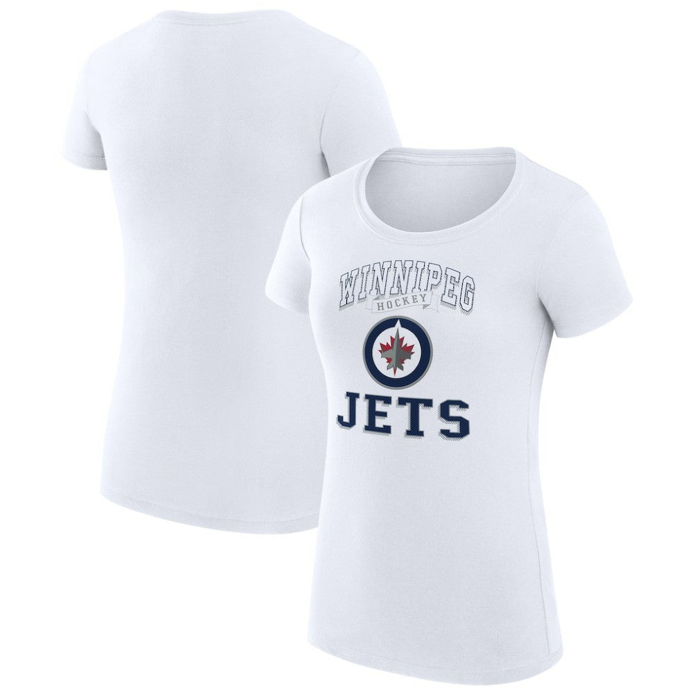 NHL Winnipeg Jets G-III 4Her by Carl Banks Women's Super-Slim Fit Lightweight Team Logo Graphic T-Shirt