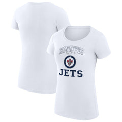 NHL Winnipeg Jets G-III 4Her by Carl Banks Women's Super-Slim Fit Lightweight Team Logo Graphic T-Shirt