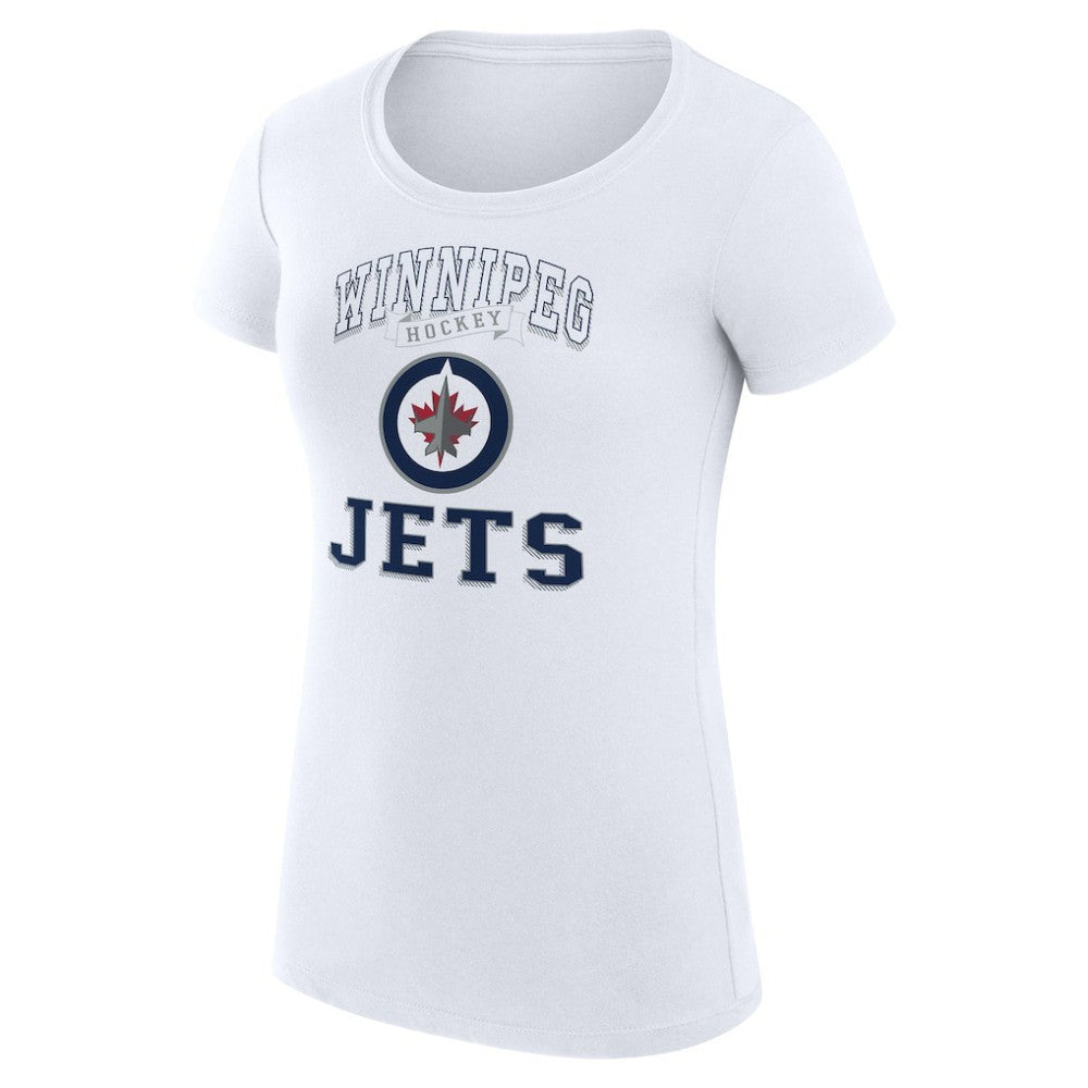 NHL Winnipeg Jets G-III 4Her by Carl Banks Women's Super-Slim Fit Lightweight Team Logo Graphic T-Shirt
