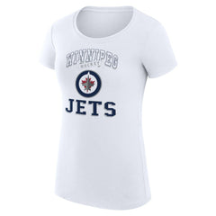 NHL Winnipeg Jets G-III 4Her by Carl Banks Women's Super-Slim Fit Lightweight Team Logo Graphic T-Shirt
