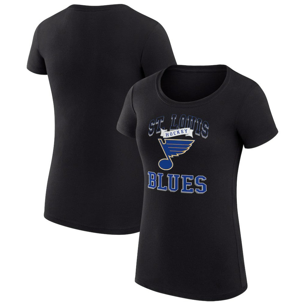 NHL St. Louis Blues G-III 4Her by Carl Banks Women's Super-Slim Fit Lightweight Team Logo Graphic T-Shirt