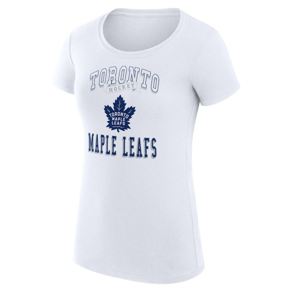 NHL Toronto Maple Leafs G-III 4Her by Carl Banks Women's Super-Slim Fit Lightweight Team Logo Graphic T-Shirt