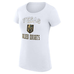 NHL Vegas Golden Knights G-III 4Her by Carl Banks Women's Super-Slim Fit Lightweight Team Logo Graphic T-Shirt