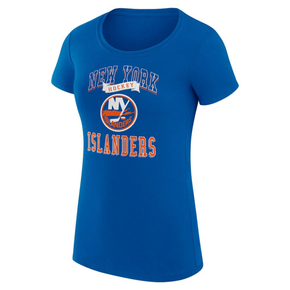 NHL New York Islanders G-III 4Her by Carl Banks Women's Super-Slim Fit Lightweight Team Logo Graphic T-Shirt