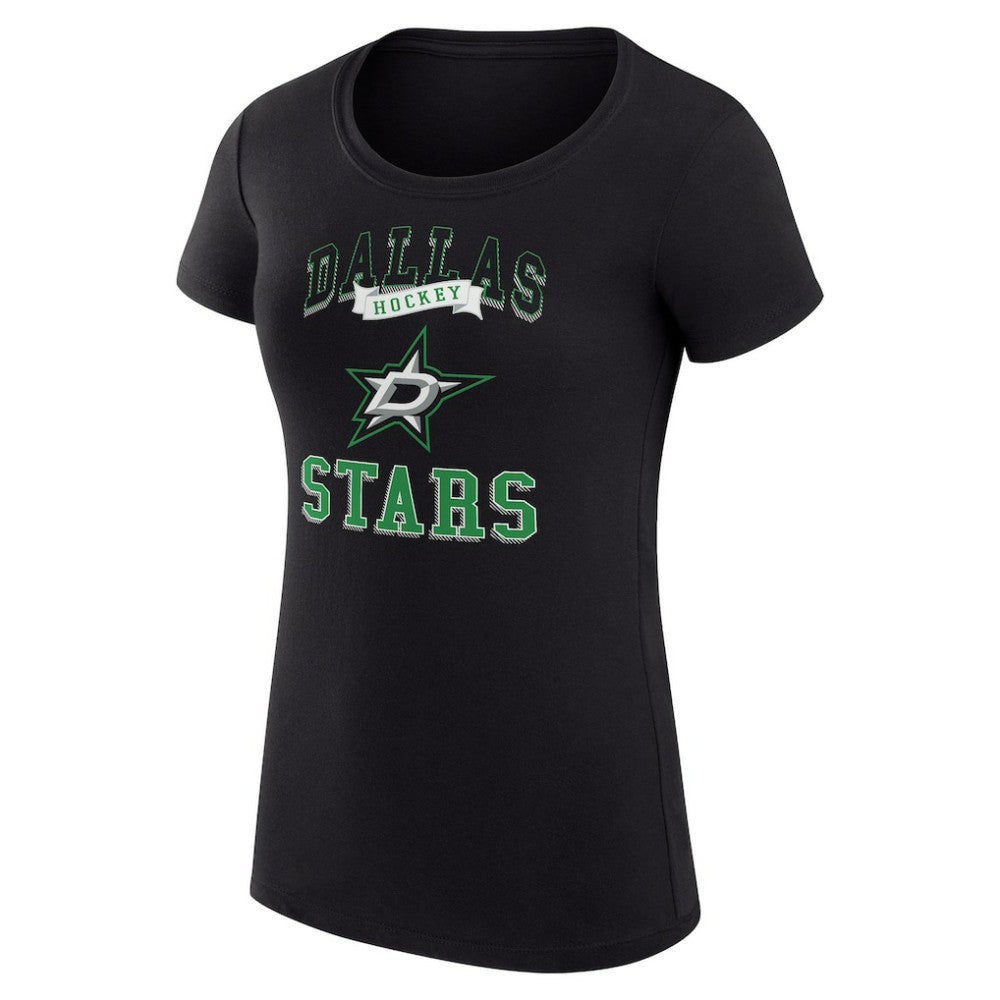 NHL Dallas Stars G-III 4Her by Carl Banks Women's Super-Slim Fit Lightweight Team Logo Graphic T-Shirt