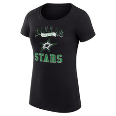 NHL Dallas Stars G-III 4Her by Carl Banks Women's Super-Slim Fit Lightweight Team Logo Graphic T-Shirt