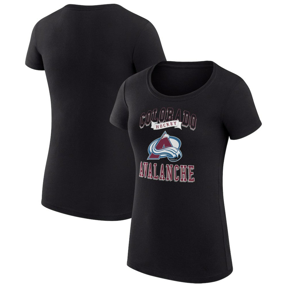NHL Colorado Avalanche G-III 4Her by Carl Banks Women's Super-Slim Fit Lightweight Team Logo Graphic T-Shirt