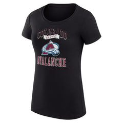 NHL Colorado Avalanche G-III 4Her by Carl Banks Women's Super-Slim Fit Lightweight Team Logo Graphic T-Shirt