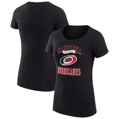 NHL Carolina Hurricanes G-III 4Her by Carl Banks Women's Super-Slim Fit Lightweight Team Logo Graphic T-Shirt