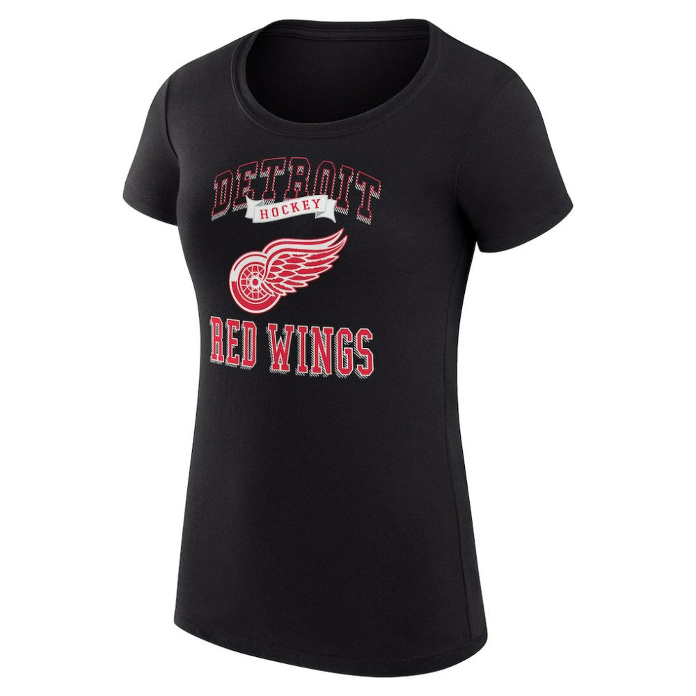 NHL Detroit Red Wings G-III 4Her by Carl Banks Women's Super-Slim Fit Lightweight Team Logo Graphic T-Shirt