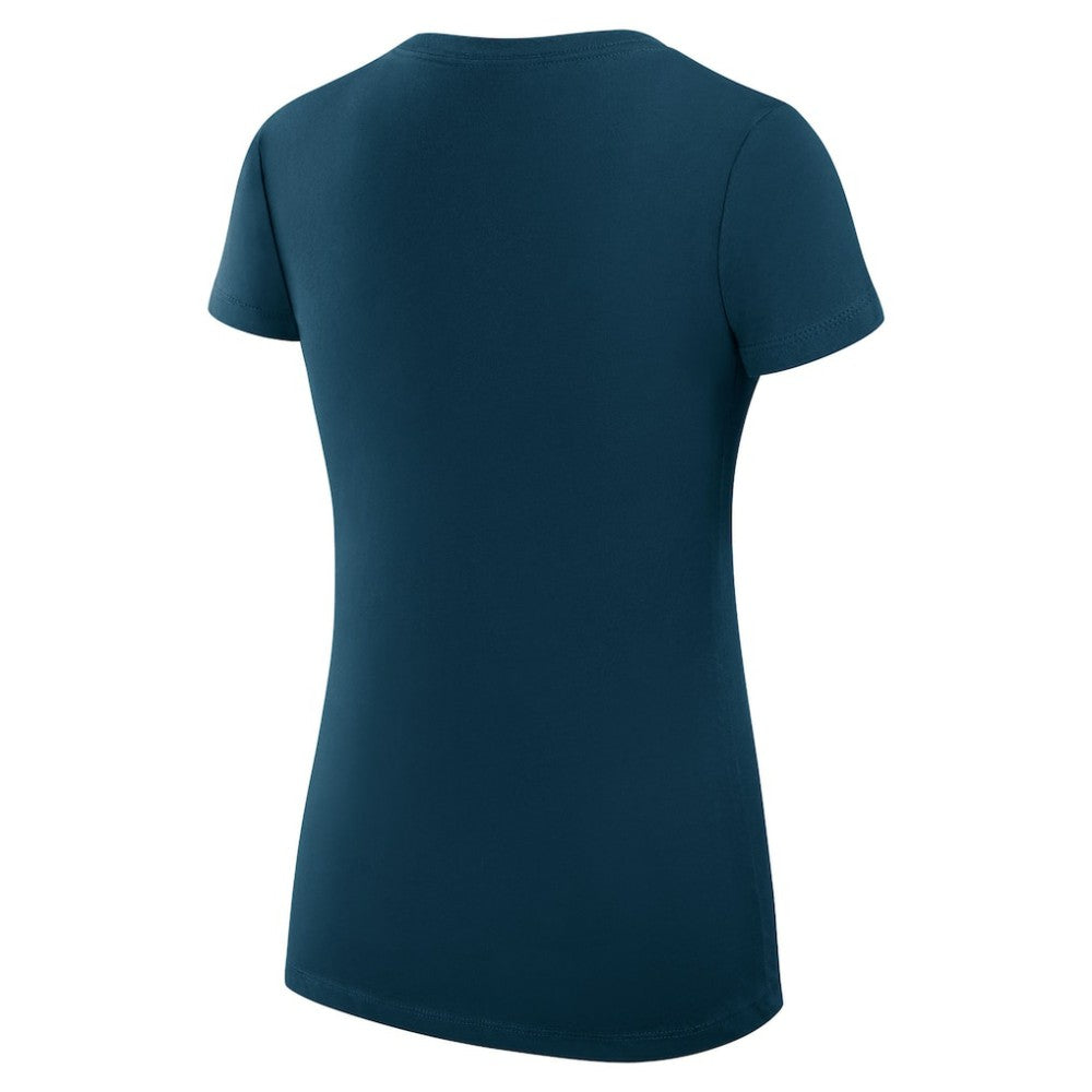 NHL Columbus Blue Jackets G-III 4Her by Carl Banks Women's Super-Slim Fit Lightweight Team Logo Graphic V-Neck T-Shirt