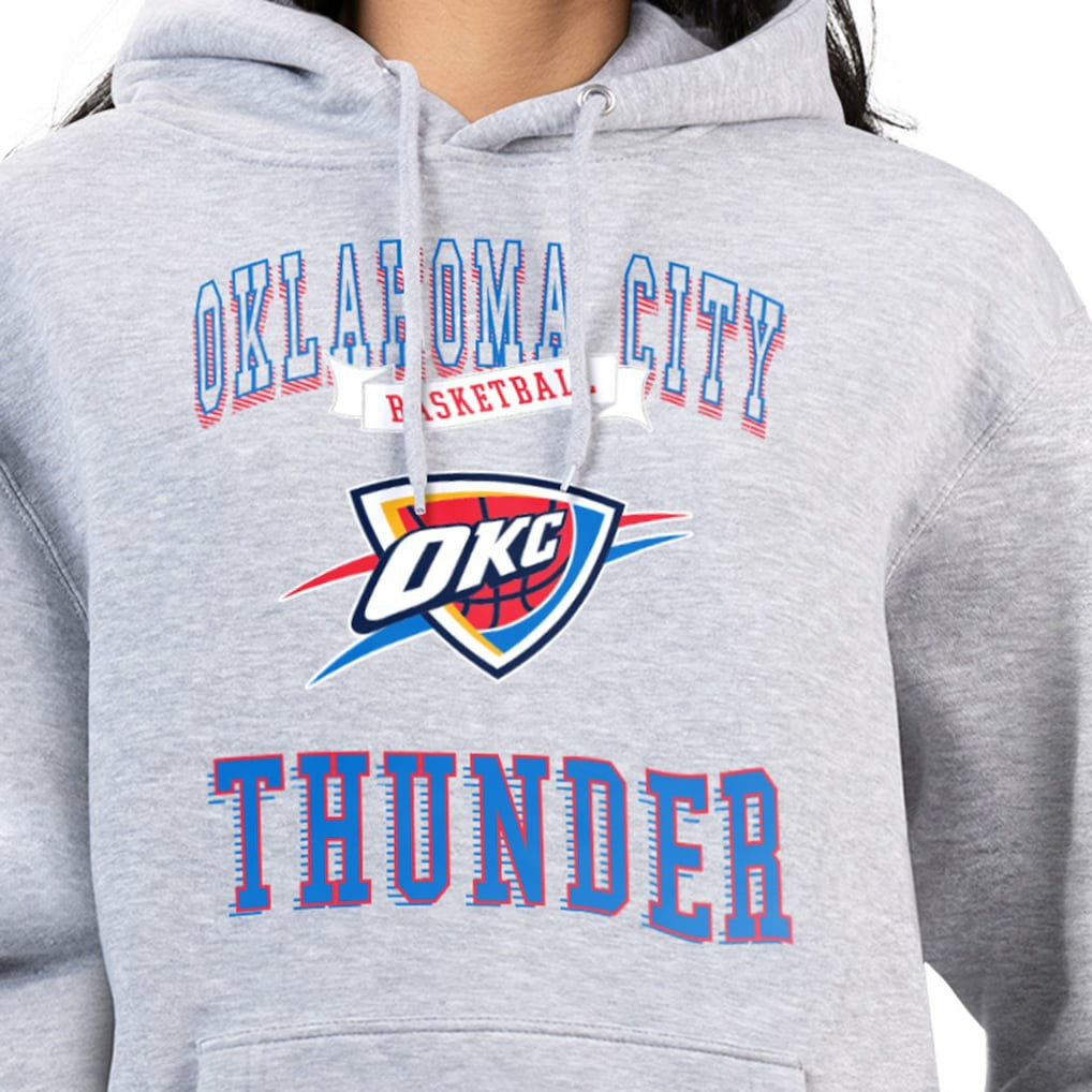 Oklahoma City Thunder G-III 4Her by Carl Banks Women's Graphic Fleece Pullover Hoodie