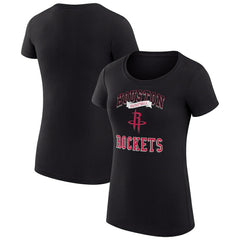 Houston Rockets G-III 4Her by Carl Banks Women's Super-Slim Fit Lightweight Team Logo T-Shirt