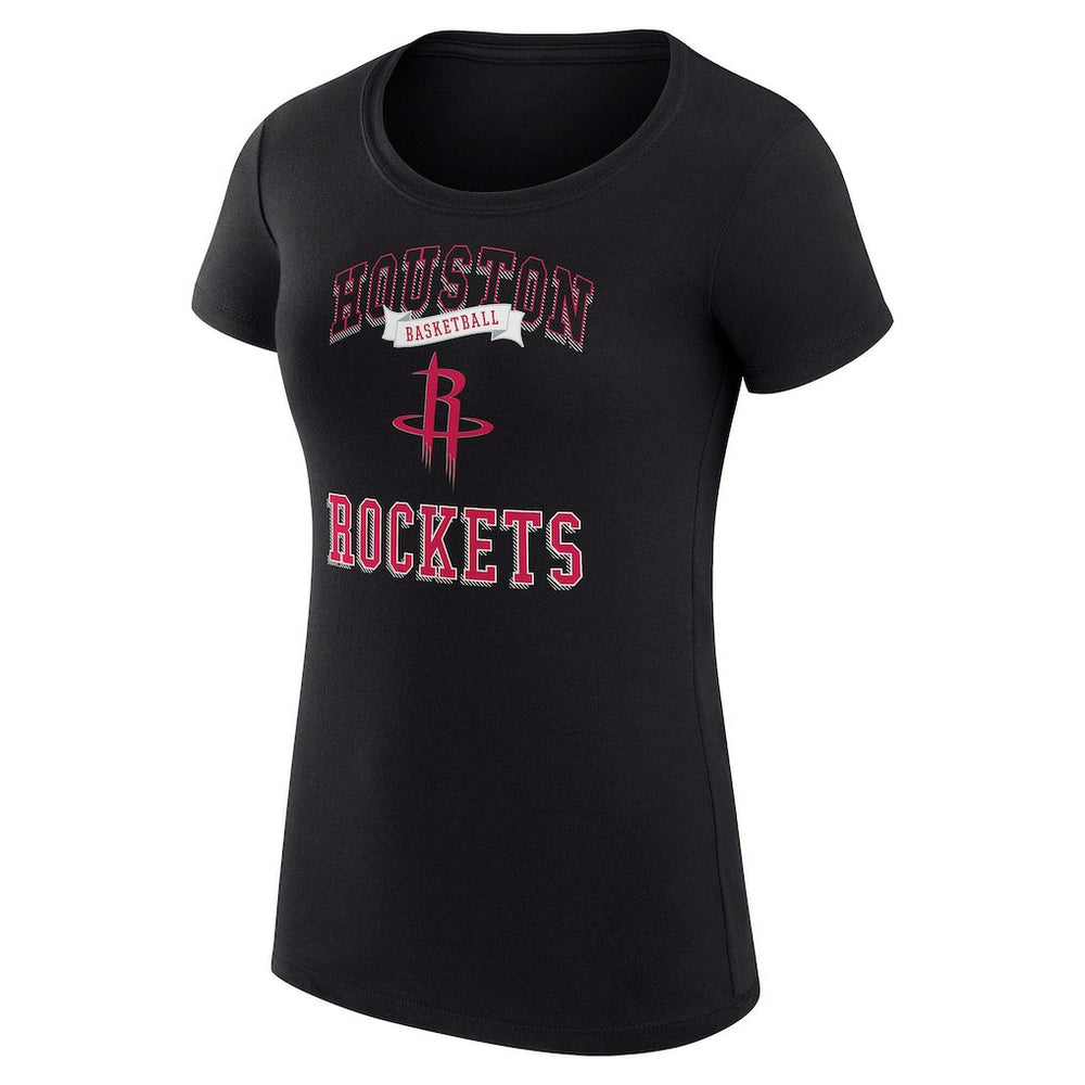 Houston Rockets G-III 4Her by Carl Banks Women's Super-Slim Fit Lightweight Team Logo T-Shirt