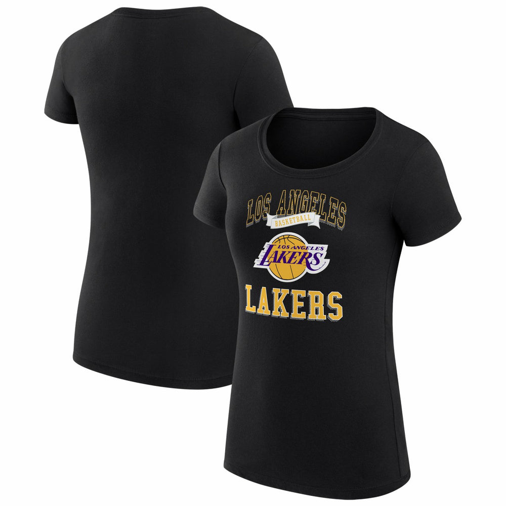 Los Angeles Lakers G-III 4Her by Carl Banks Women's Super-Slim Fit Lightweight Team Logo T-Shirt