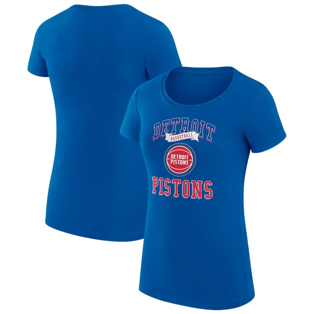 Detroit Pistons G-III 4Her by Carl Banks Women's Super-Slim Fit Lightweight Team Logo T-Shirt sale