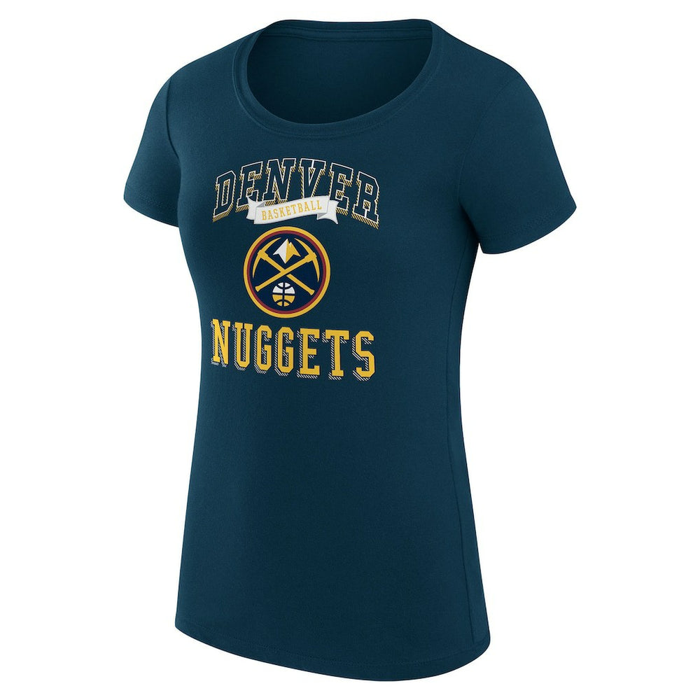 Denver Nuggets G-III 4Her by Carl Banks Women's Super-Slim Fit Lightweight Team Logo T-Shirt sale