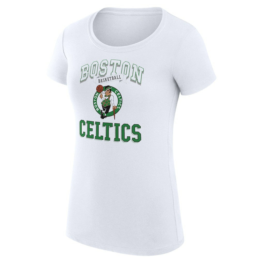Boston Celtics G-III 4Her by Carl Banks Women's Super-Slim Fit Lightweight Team Logo T-Shirt