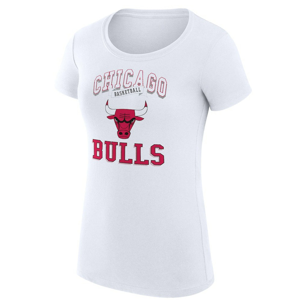 Chicago Bulls G-III 4Her by Carl Banks Women's Super-Slim Fit Lightweight Team Logo T-Shirt sale