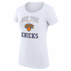 New York Knicks G-III 4Her by Carl Banks Women's Super-Slim Fit Lightweight Team Logo T-Shirt