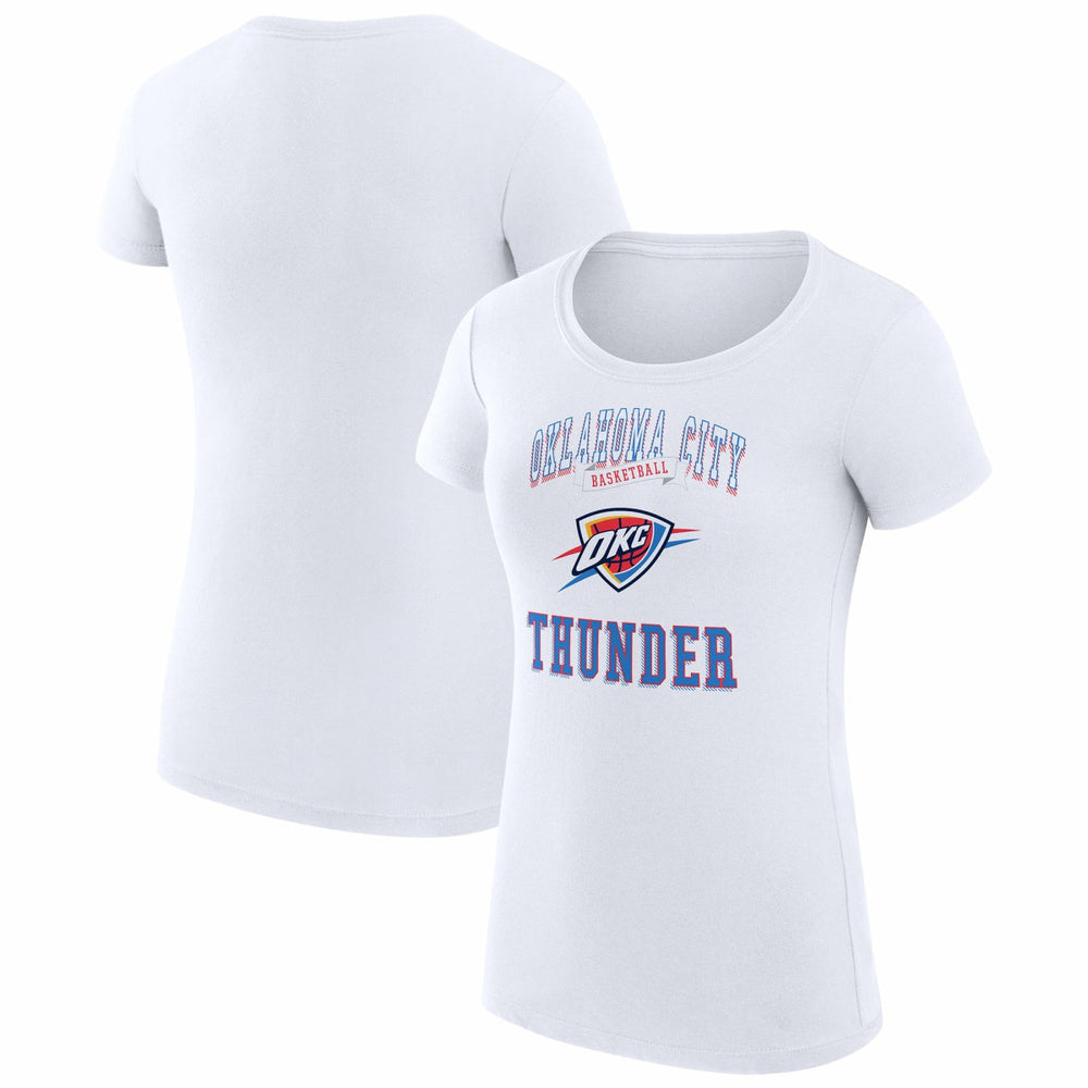 Oklahoma City Thunder G-III 4Her by Carl Banks Women's Super-Slim Fit Lightweight Team Logo T-Shirt