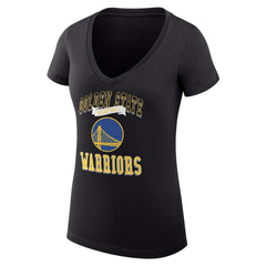 Golden State Warriors G-III 4Her by Carl Banks Women's Super-Slim Fit Lightweight Team Logo V-Neck T-Shirt sale