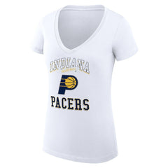 Indiana Pacers G-III 4Her by Carl Banks Women's Super-Slim Fit Lightweight Team Logo V-Neck T-Shirt
