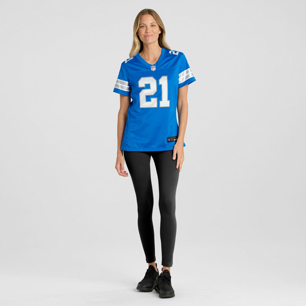 Amik Robertson  Women's Team Game Jersey - Detroit Lions Jerseys