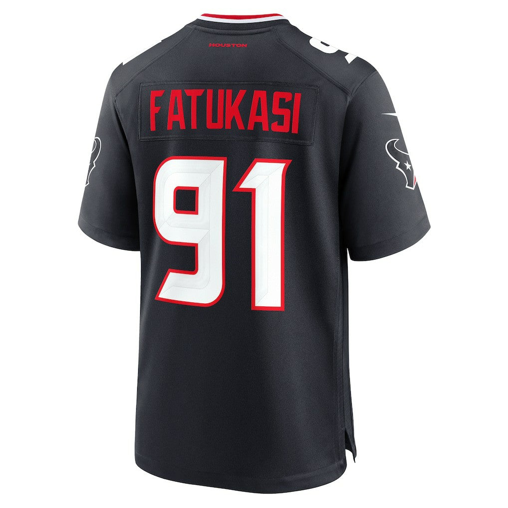 Folorunso Fatukasi  Team Game Jersey - Houston Texans Jerseys