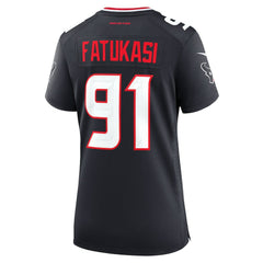 Folorunso Fatukasi  Women's Team Game Jersey - Houston Texans Jerseys